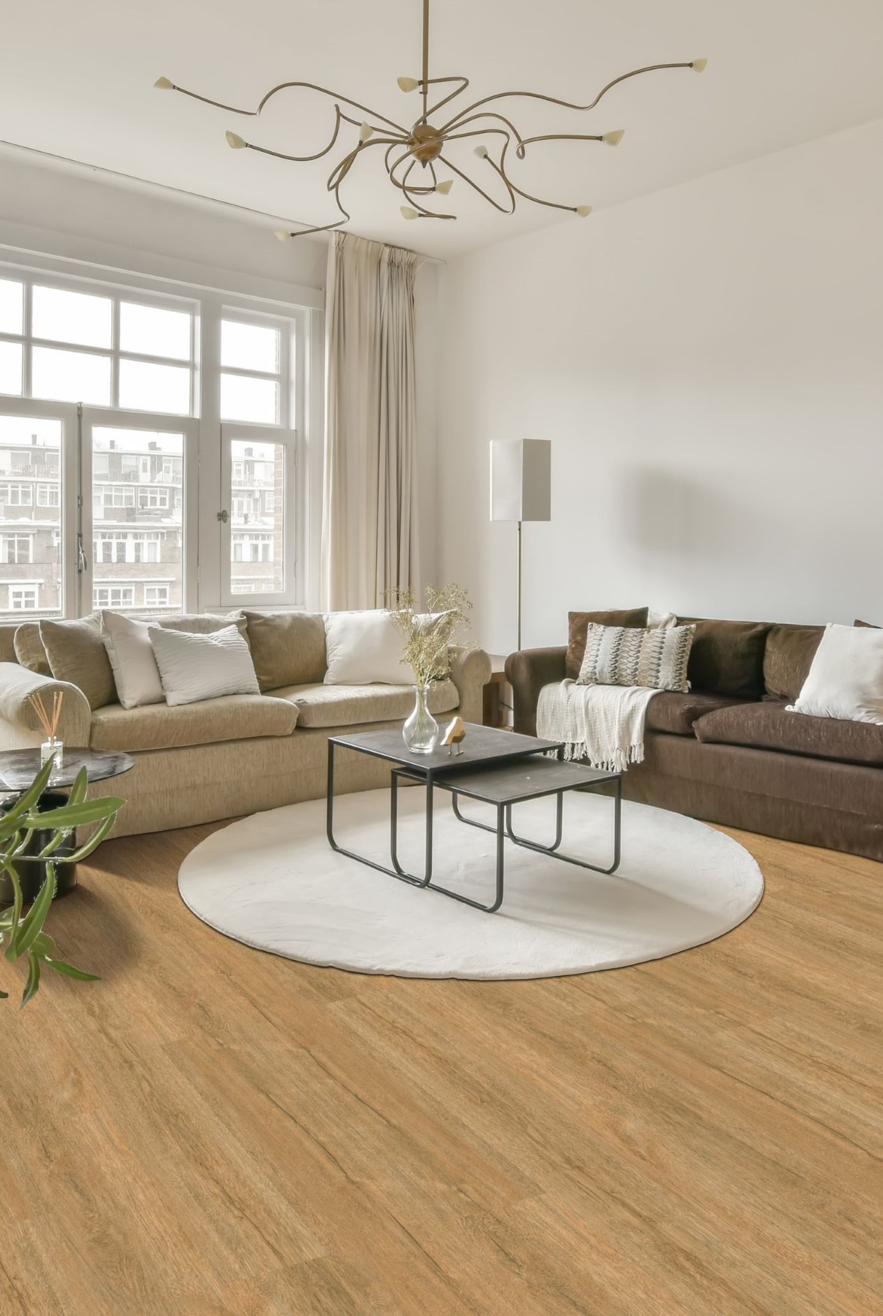 Accustic flooring for urban apartments