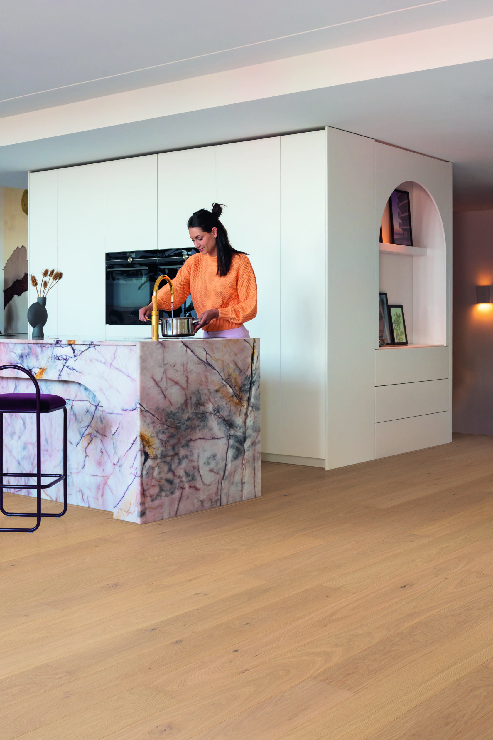 Tarkett iD Comfort 19 installed in an apartment living space